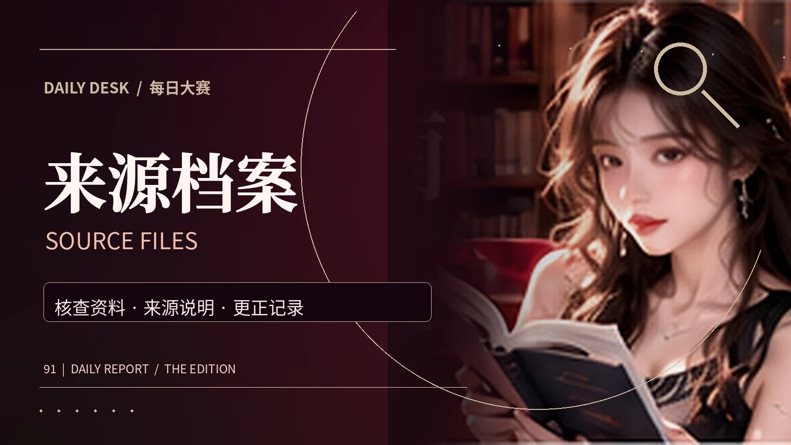 资料核验与来源说明主题画面